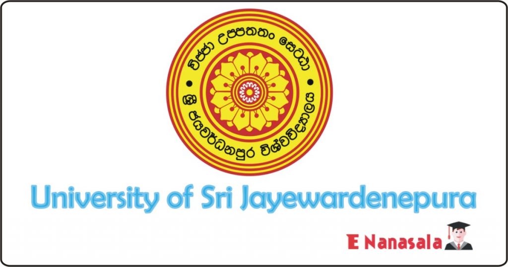 University of Sri Jayewardenepura - Graduate Translator Job vacancies