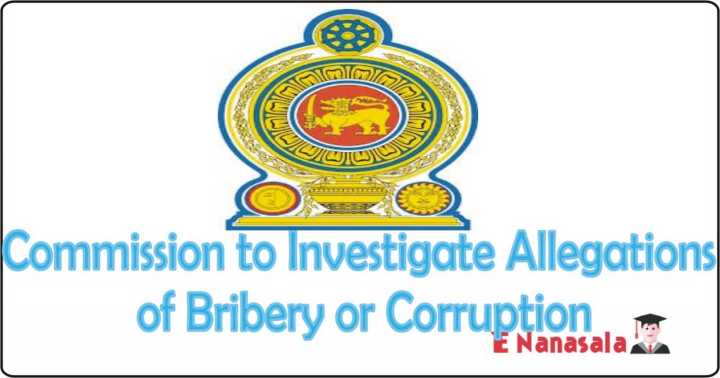 Commission To Investigate Allegations Of Bribery Or Corruption - Director